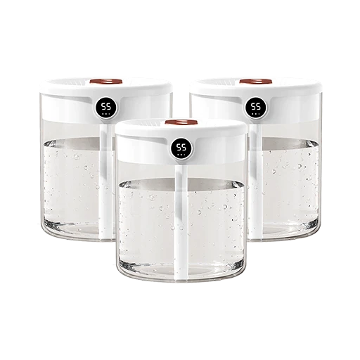 The vendor's own product photo of three Dreamzy Humidifier units together